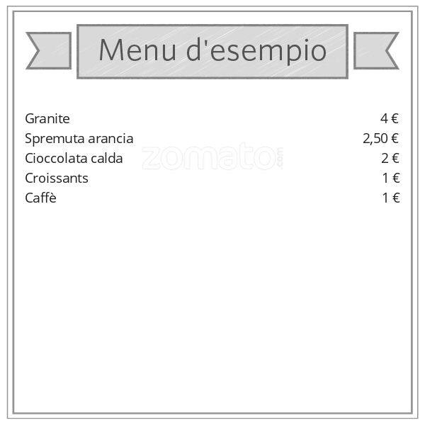 Menu di Grattachecche Sora Mirella 