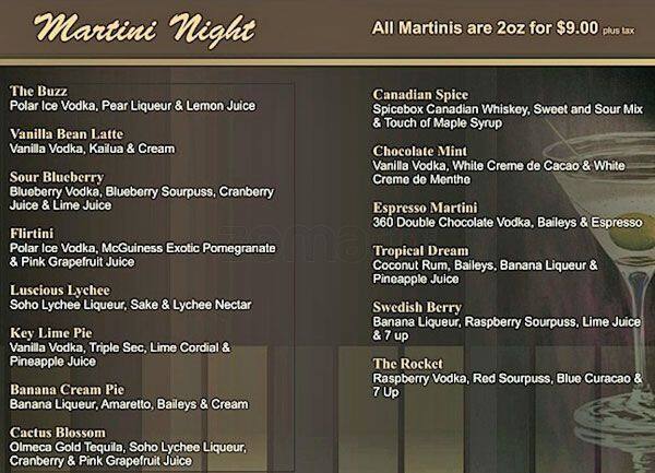 Menu at The Buzz Kitchen + Cocktail pub & bar, Ottawa