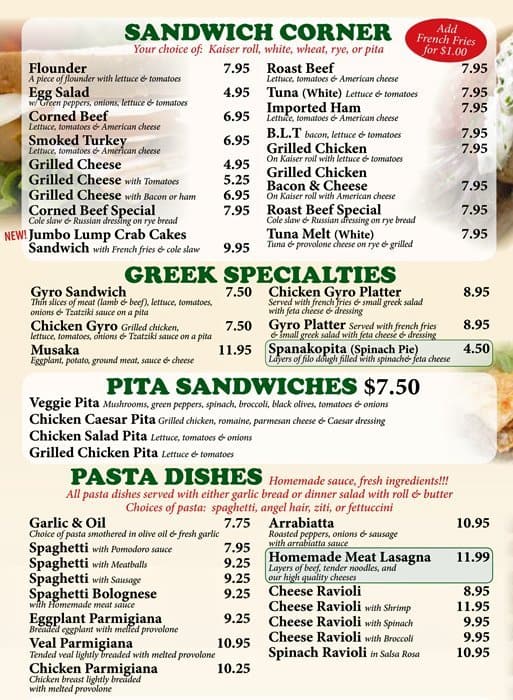 Fiesta Pizza Menu, Menu for Fiesta Pizza, Roxborough/Manayunk