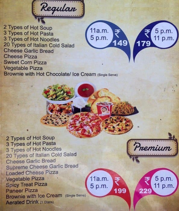 Mr. Bean's Pizza Menu, Menu for Mr. Bean's Pizza, Mansarovar, Jaipur