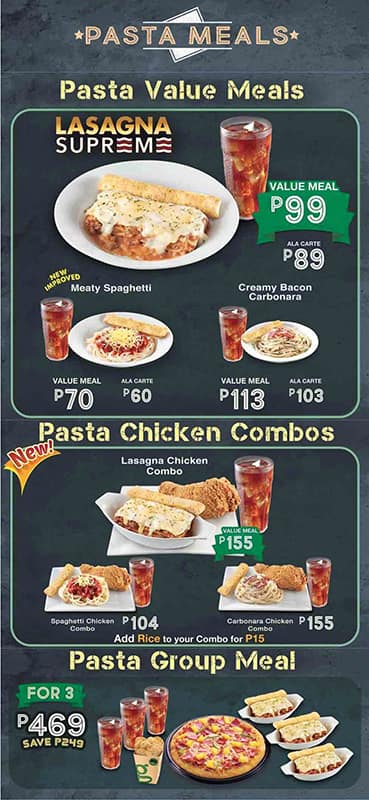 Menu At Greenwich Restaurant, Cebu City, Level 3 Ayala Center Cebu