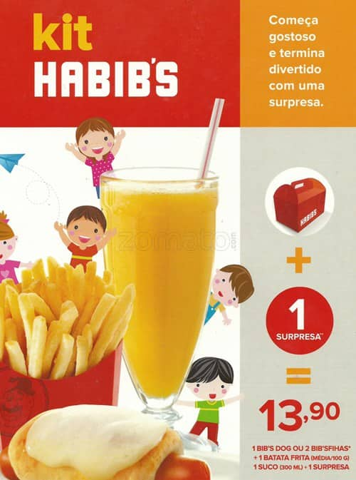 Habib's cardápio