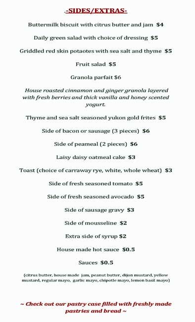Emma S Country Kitchen Menu Menu For Emma S Country Kitchen Forest Hill Toronto