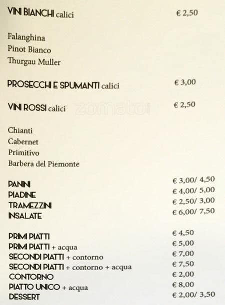 Menu di Il Posto Giusto 