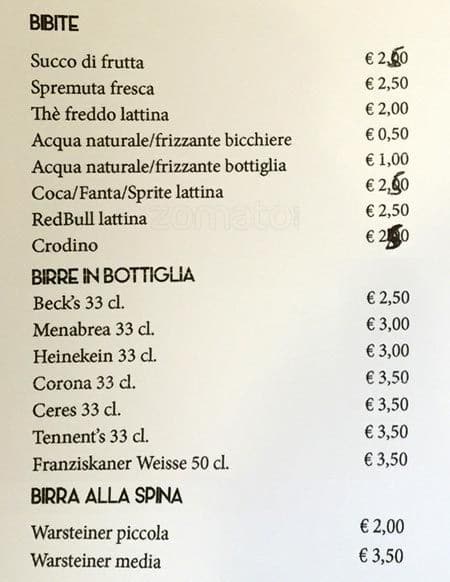 Menu di Il Posto Giusto 