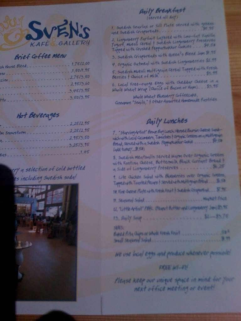 The Muse Cafe and Gallery Menu Urbanspoon/Zomato