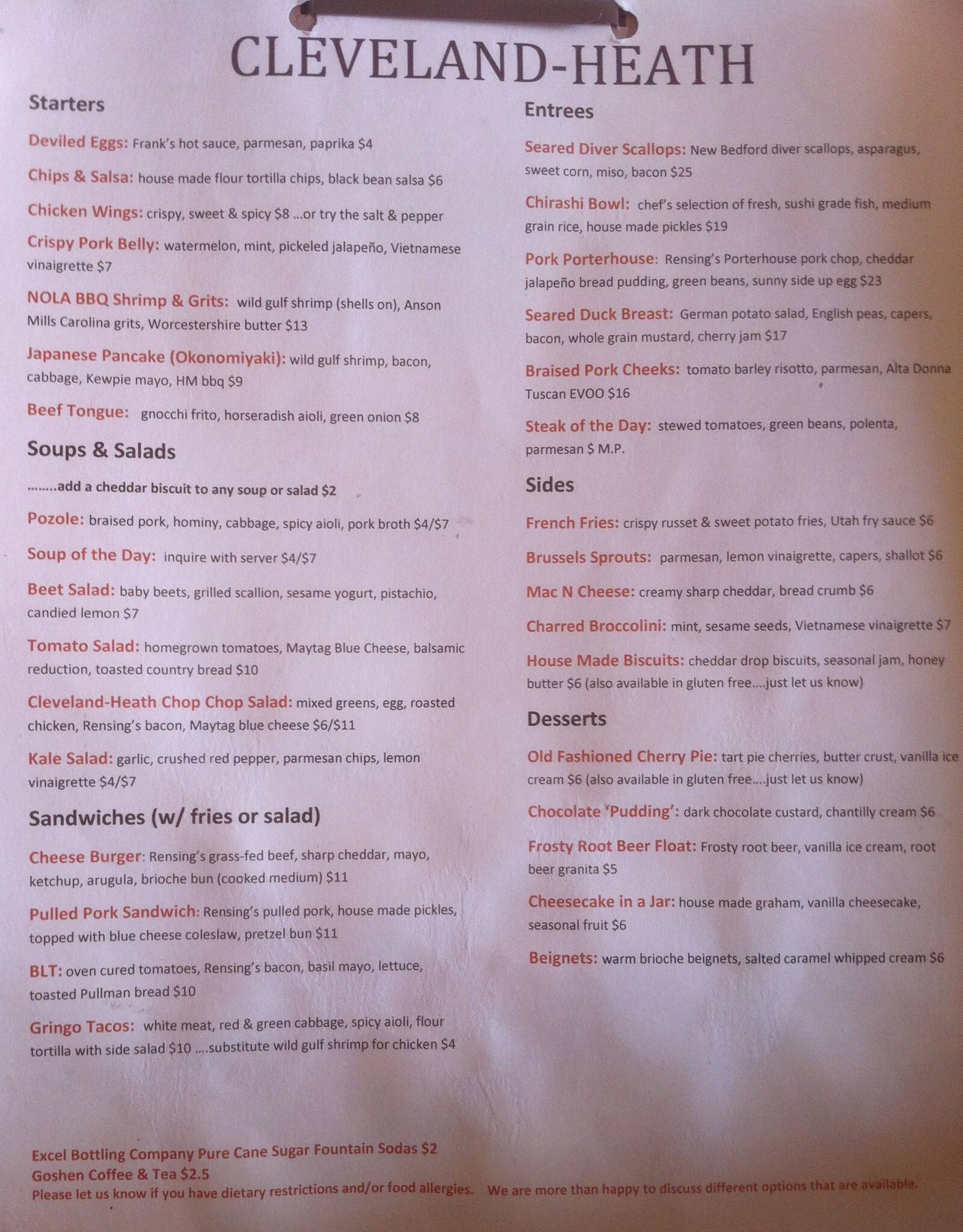 menu-at-cleveland-heath-pub-bar-edwardsville
