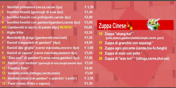 Menu di Linda 