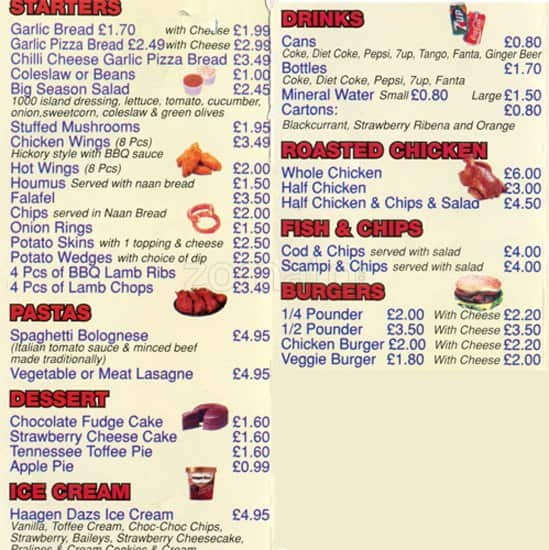 Bambino Menu, Menu for Bambino, Neasden, London - Zomato UK