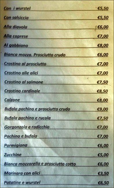 Menu di Gabbiano 2 