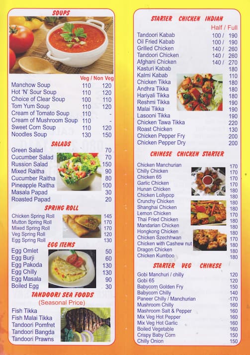 Regency Park Menu, Menu for Regency Park, Kammanahalli, Bangalore Zomato