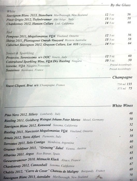 Blacktree menu