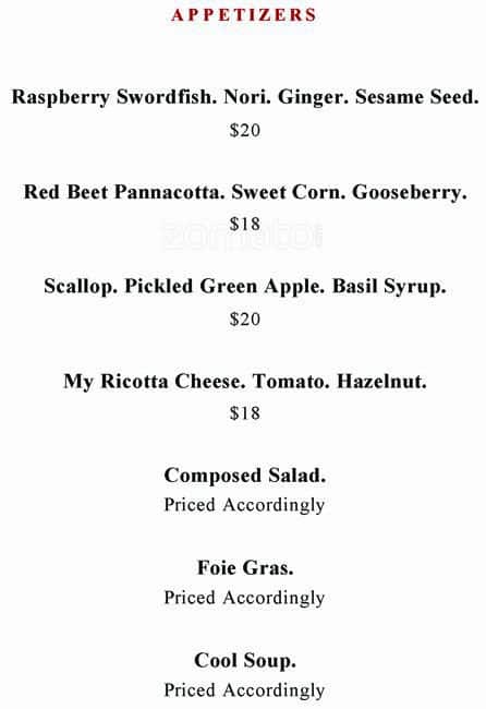 Blacktree menu
