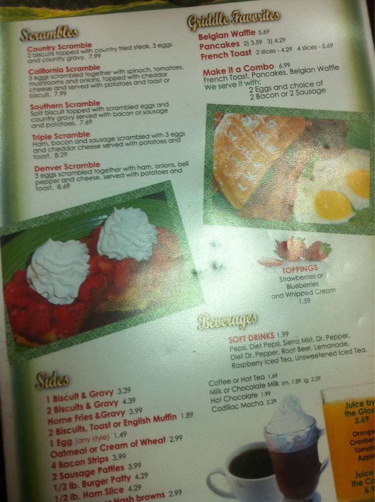 Menu at Gold City Grill restaurant, Oroville, 935 Oro Dam Blvd E