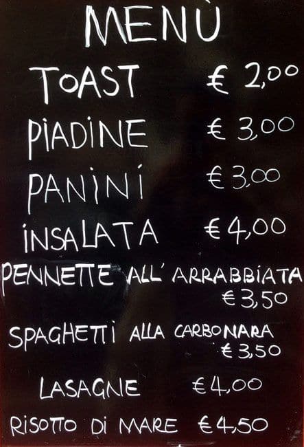 Menu di Bar Lilla 