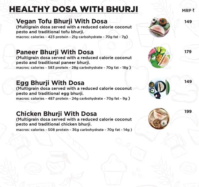 Body Power Cafe menu