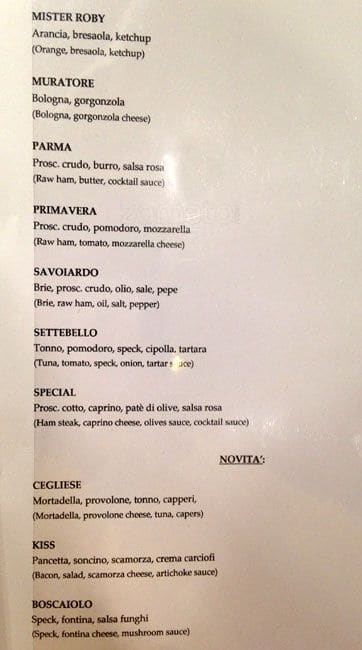 Menu di TORREFAZIONE COLOMBIA 
