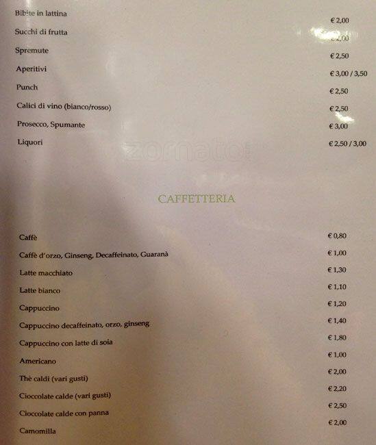 Menu di TORREFAZIONE COLOMBIA 