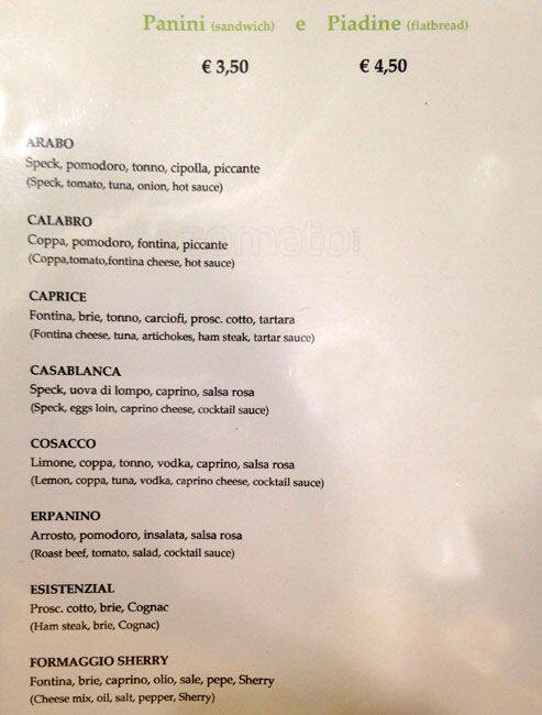 Menu di TORREFAZIONE COLOMBIA 