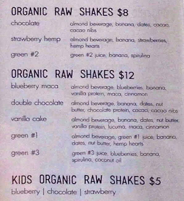 Glory Juice Co. Menu, Menu for Glory Juice Co., Mount Pleasant