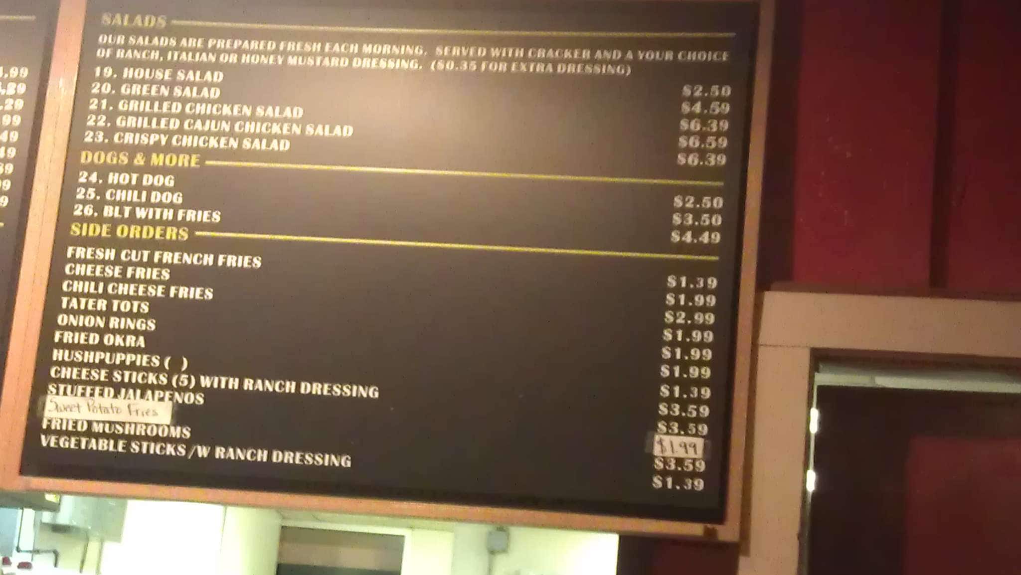Texas Style Burgers & Wings Menu Urbanspoon/Zomato