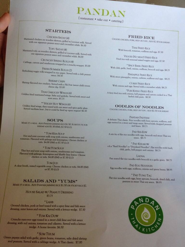 Pandan Thai Kitchen At Keller Ft Worth Keller Urbanspoon Zomato