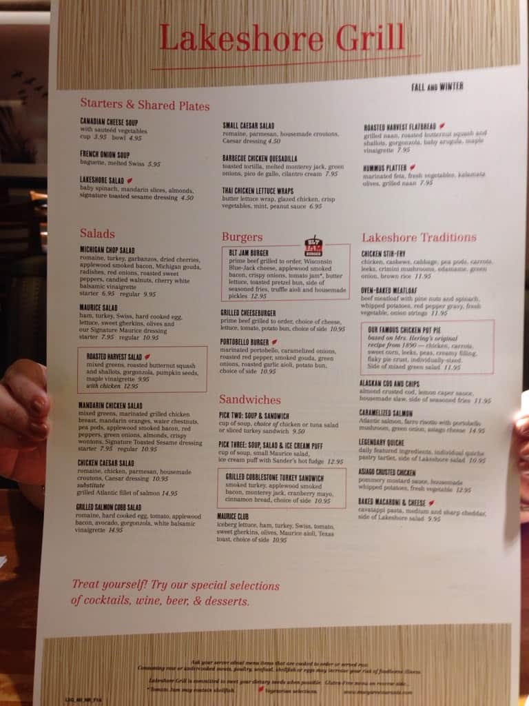 Lakeshore Grill Menu, Menu for Lakeshore Grill, Saginaw, Saginaw
