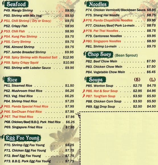 chopsticks menu prices