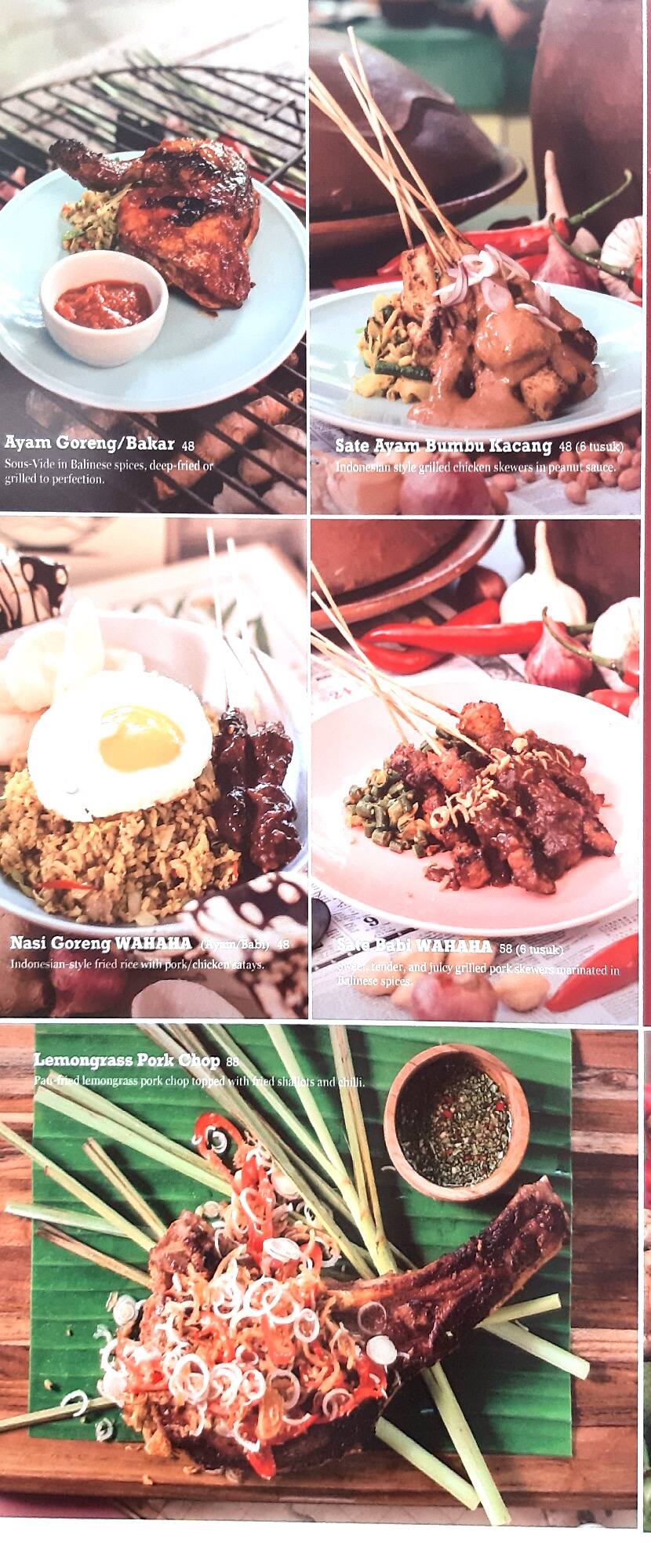 Wahaha Pork Ribs Menu Menu For Wahaha Pork Ribs Jimbaran