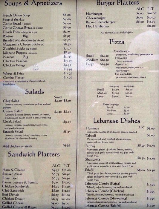 73 North Restaurant Lounge Menu - Urbanspoon/Zomato