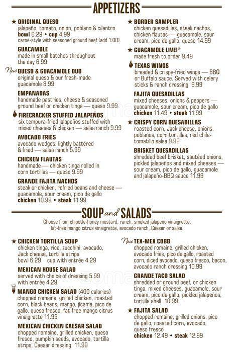 On The Border Menu Nutrition Besto Blog
