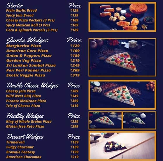 Fasta Pizza Kovilambakkam menu