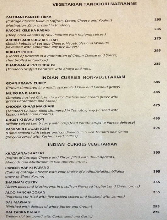 Menu at Crystal Bar Golden Tulip, New Delhi, F56P+XMW