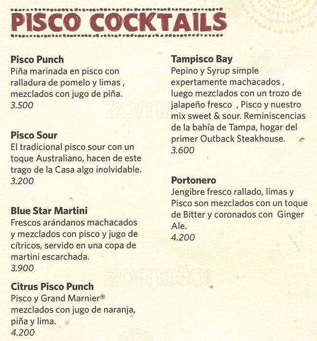 Carta de Outback