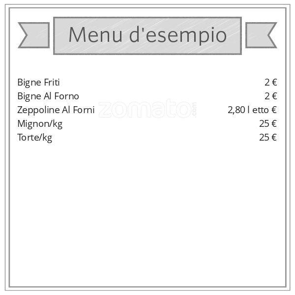 Menu di Dolci Desideri Ozanam 