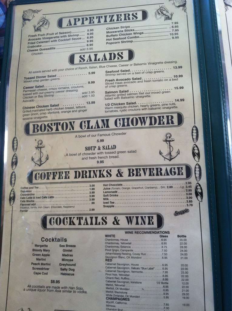 Greeter's Corner Menu, Menu for Greeter's Corner, Laguna ...