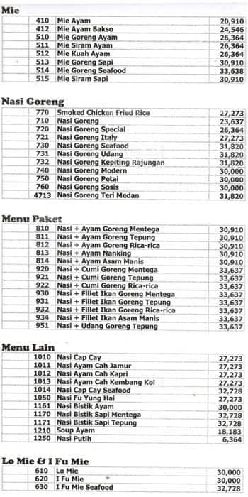  Solaria  Menu Menu for Solaria  Pamulang Tangerang 