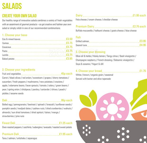 Soyo menu