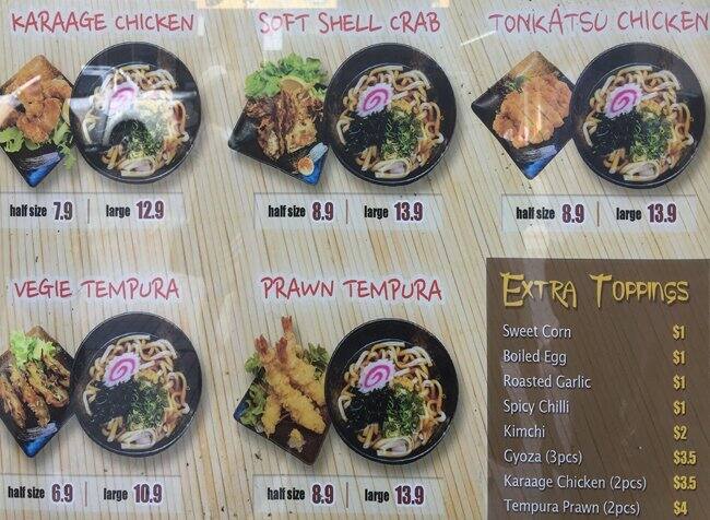 Menu At Ginza Sushi Restaurant Cabramatta