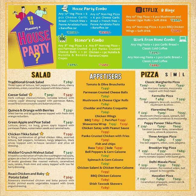 Romatini menu