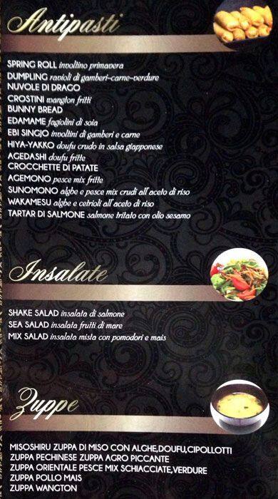 Menu di Fu Restaurant 