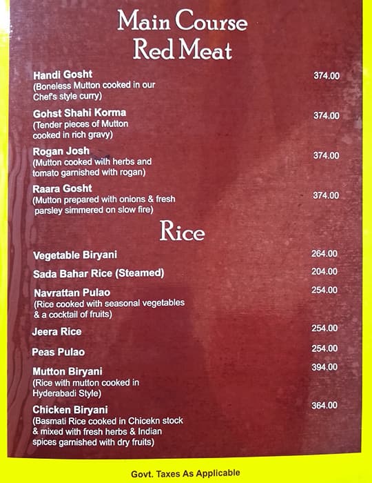 4 on 44 Restaurant & Bar menu