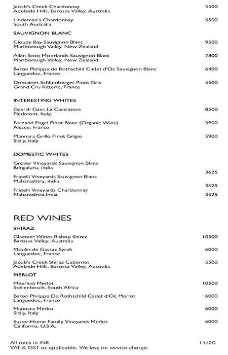 Dome menu
