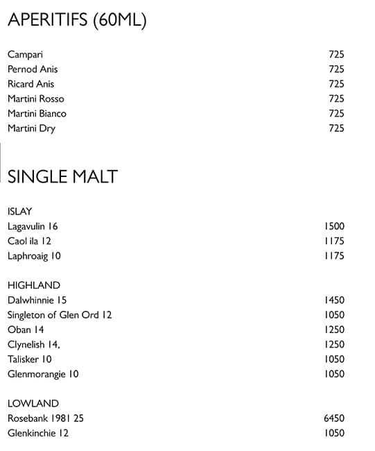 Dome menu