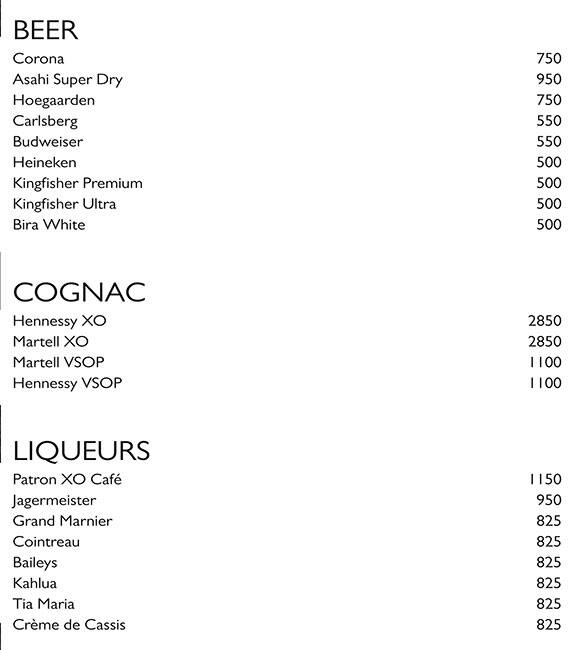 Dome menu