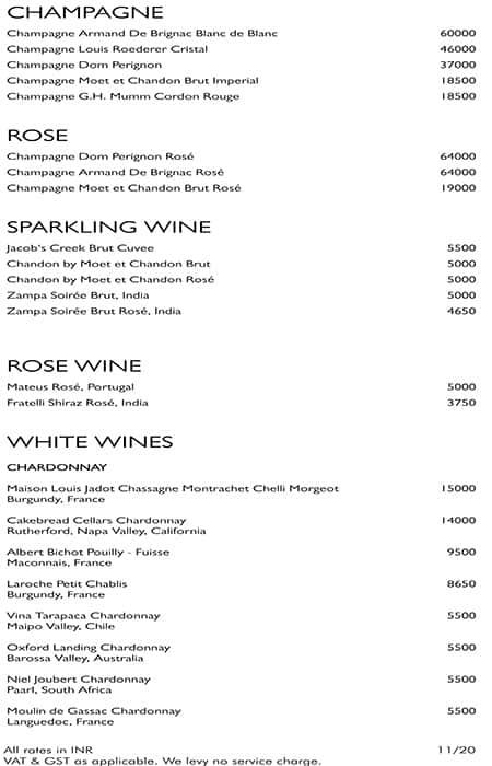 Dome menu