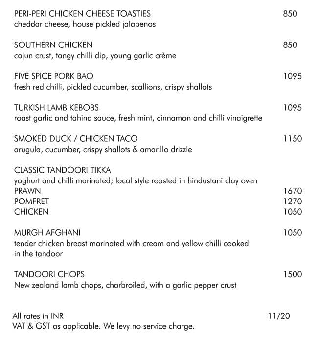 Dome menu