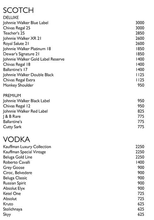 Dome menu