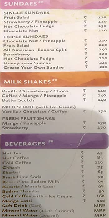 Bikanervala Sahibabad Ghaziabad menu