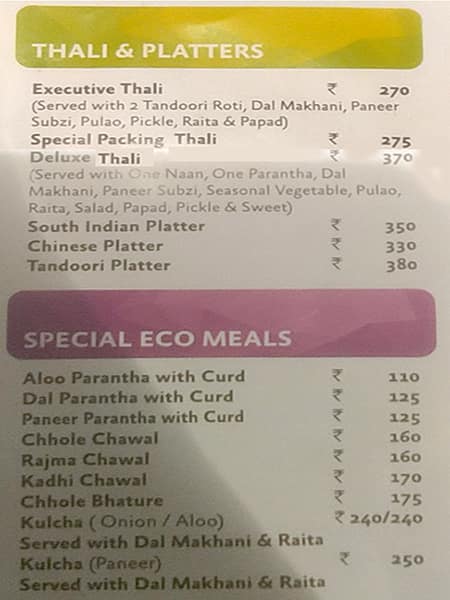 Bikanervala Sahibabad Ghaziabad menu